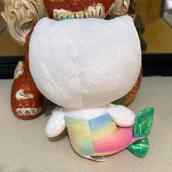 Ty Hello Kitty Rainbow Mermaid Plush - Picture 4 of 7